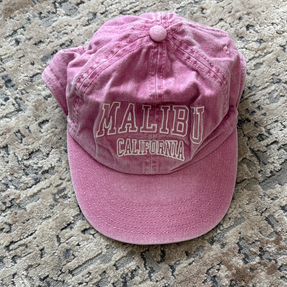 Pink Casual Cap